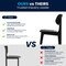 Flash Furniture Verona Commercial Grade Solid Wood Dining Chairs w/Curved Oval Backrests in Black, 2PK 2-XU-CH10367-3-BLK-GG - alternate 10